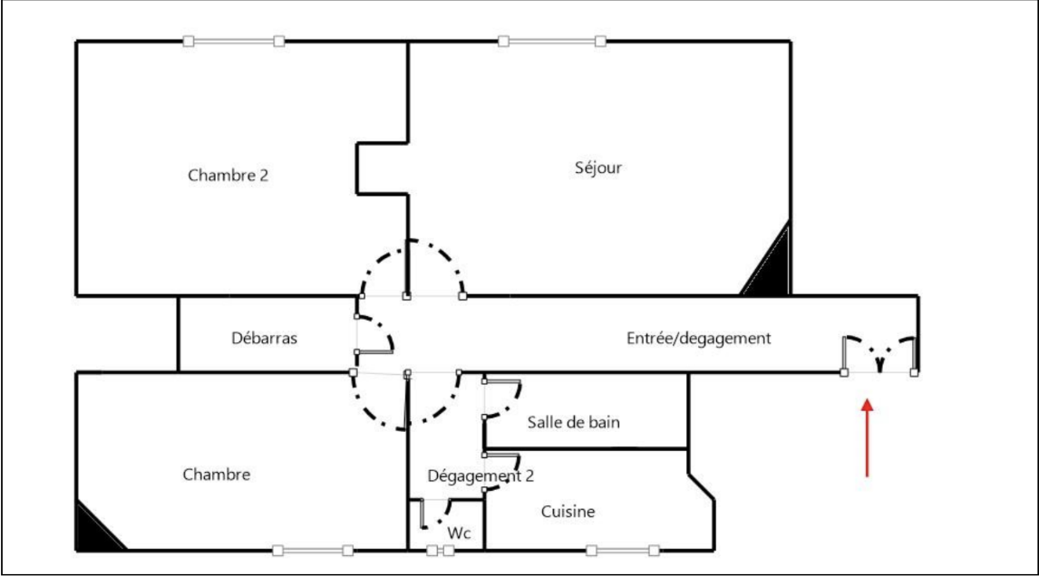 plan appartement exemple de certificat loi boutin surface habitable superficie