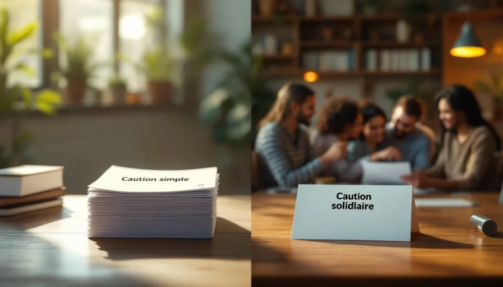 Caution simple ou solidaire