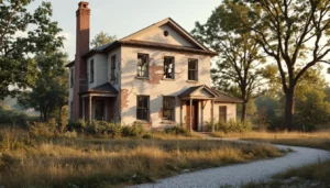 Maison avec fissures